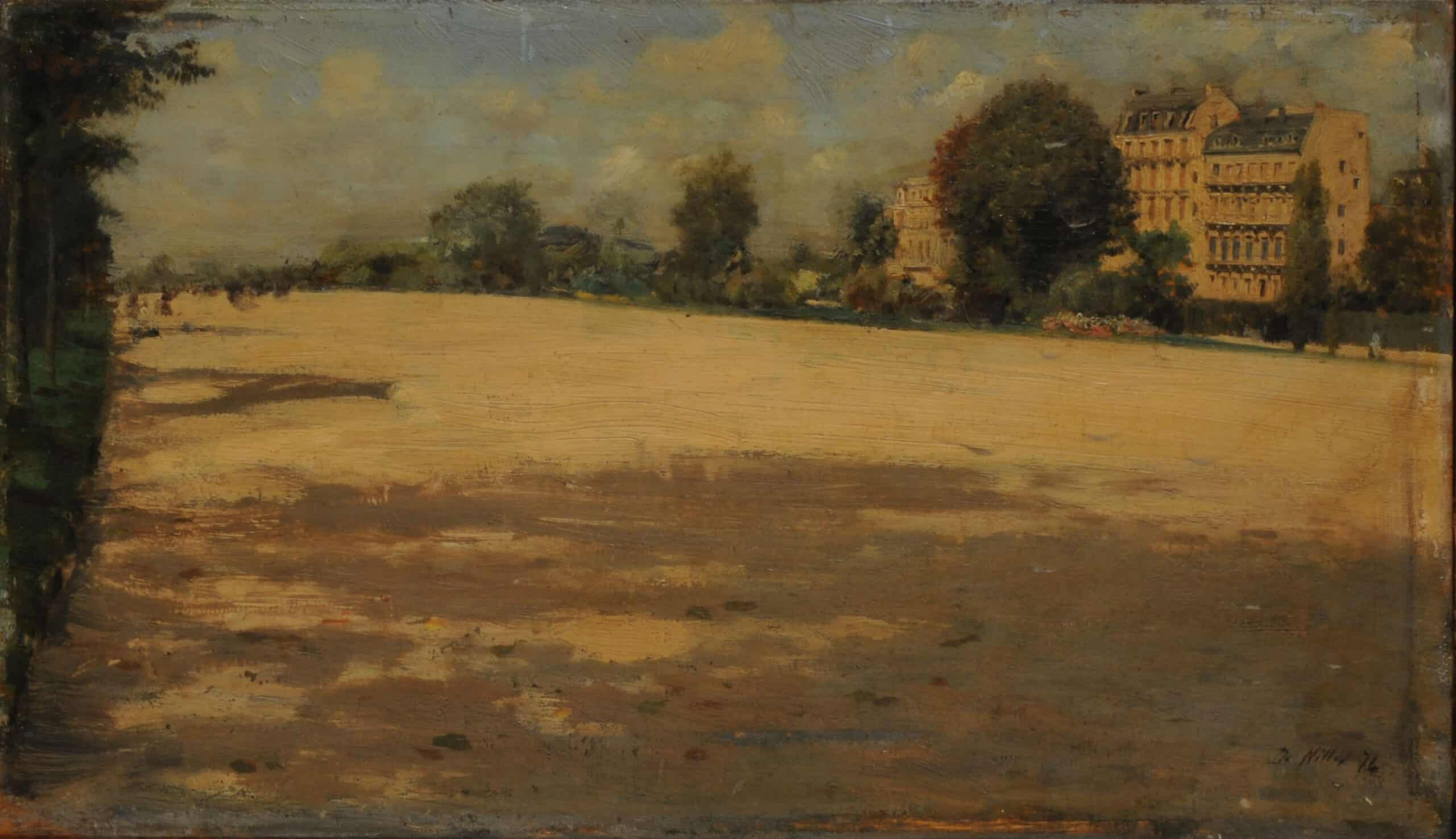 Giuseppe de Nittis, veduta dell’Avenue du Bois de Boulogne